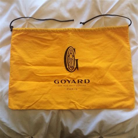 goyard dust bag|authentic goyard bags.